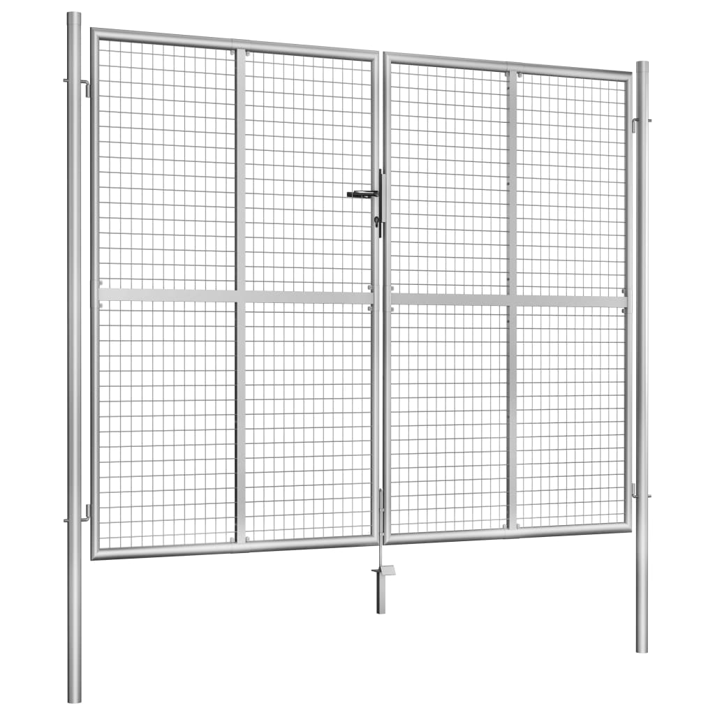 Porta Vidaxl 306x250 cm in acciaio galvanizzato colorato