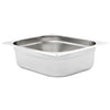 Vidaxl Gastronormbakken 4 PCS Gn 1 2 100 mm de acero inoxidable