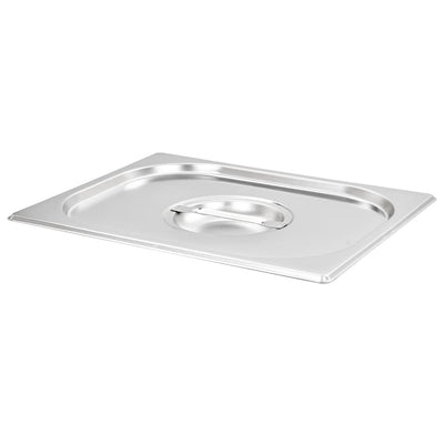 Coperchi Vidaxl 2 pezzi per gn 1 2 scale in acciaio inossidabile