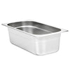 Vidaxl Gastronormbakken 8 PC GN 1 3 100 mm in acciaio inossidabile