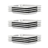 Vidaxl Gastronormbakken 12 PC Gn 1 4 20 mm de acero inoxidable