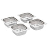 Vidaxl gastronormbakken 12 st gn 1 6 65 mm roestvrij staal