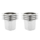 Vidaxl gastronormbakken 8 st gn 1 6 150 mm roestvrij staal