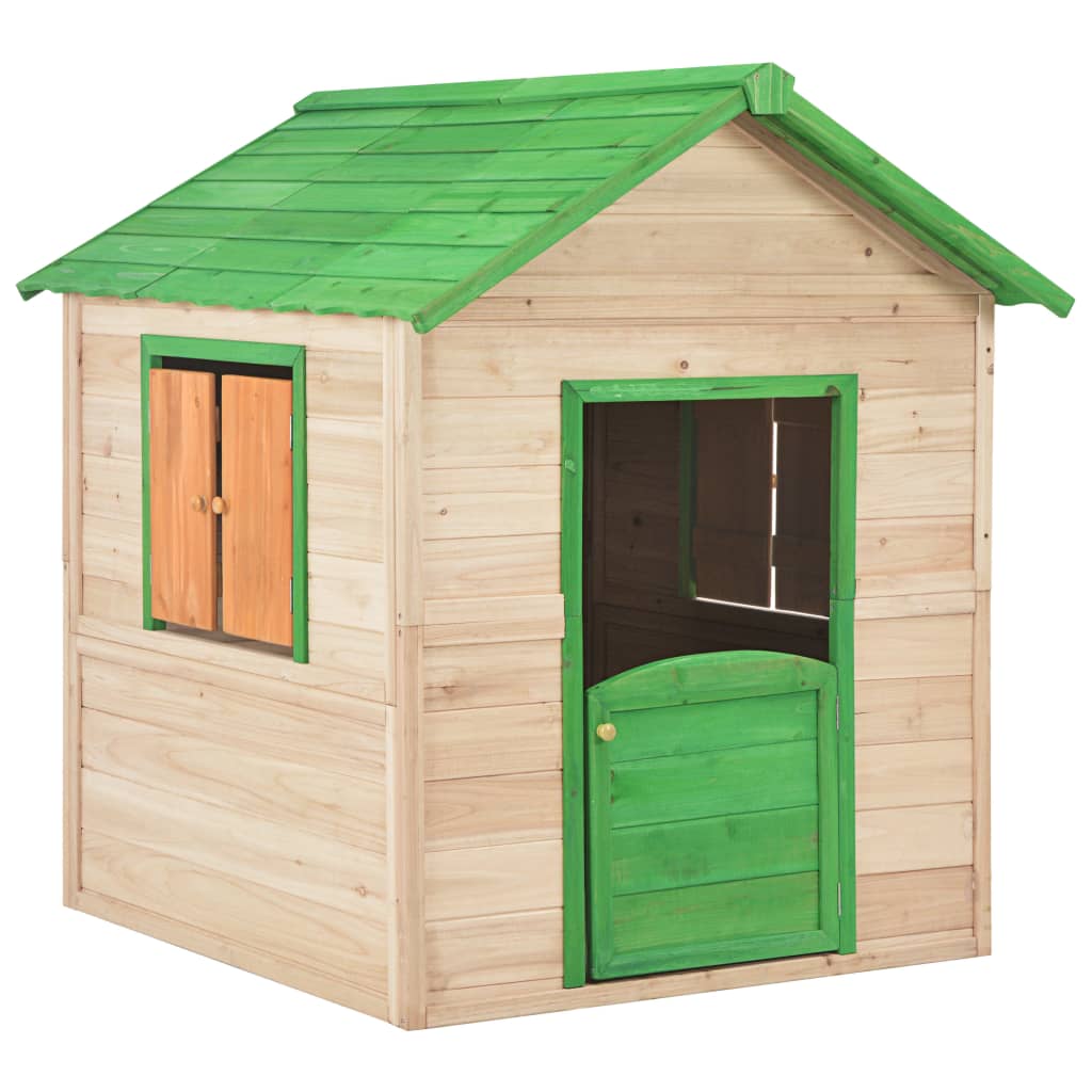 Vidaxl Playhouse de Playhouse Vurenhout Green