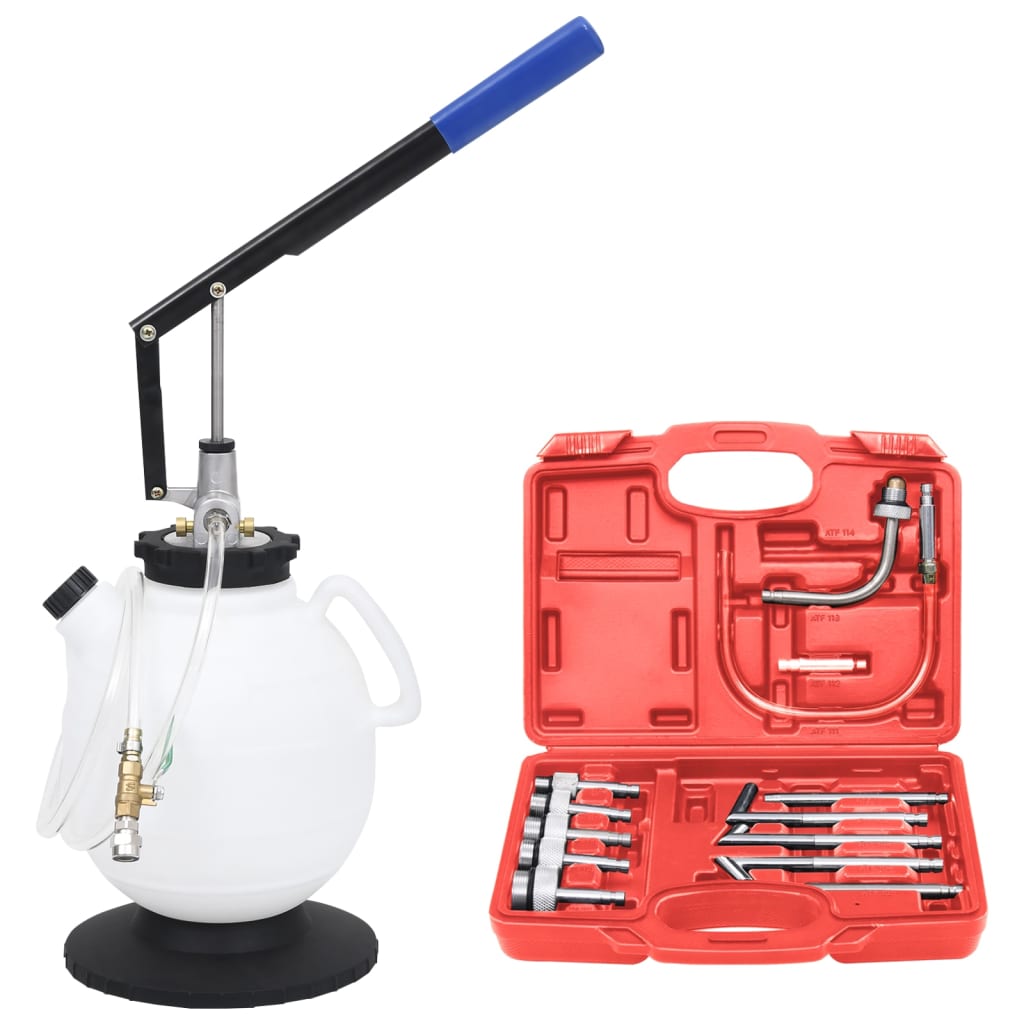 Vidaxl Transmissie Fluid Filler automáticamente con Tool Set 7.5L