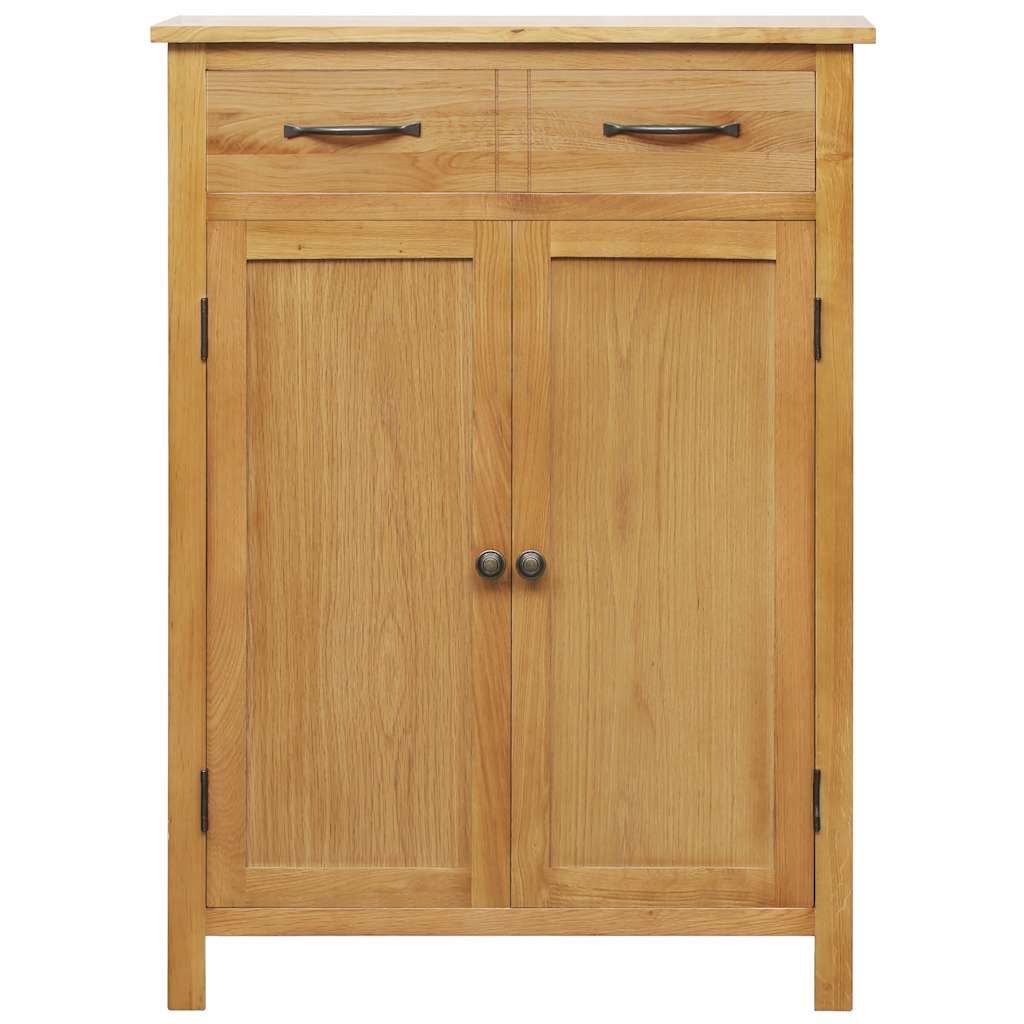 Vidaxl Cabinet da scarpe 76x37x105 CM rovere solido
