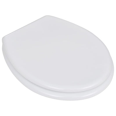 Vidaxl Sedili da toilette con coperchi 2 St Mdf Bianco