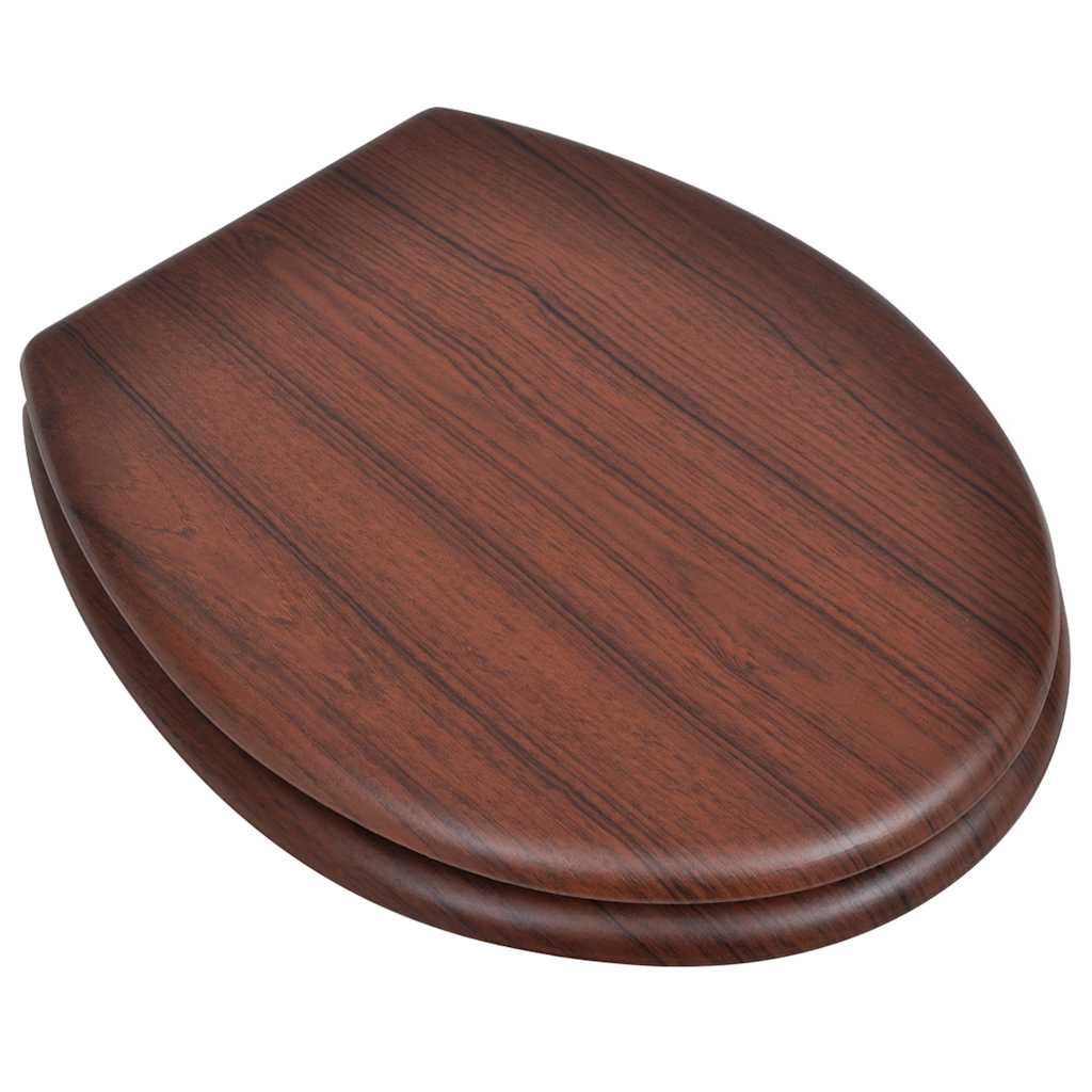 Vidaxl WC sedili con coperchi 2 St Mdf Brown
