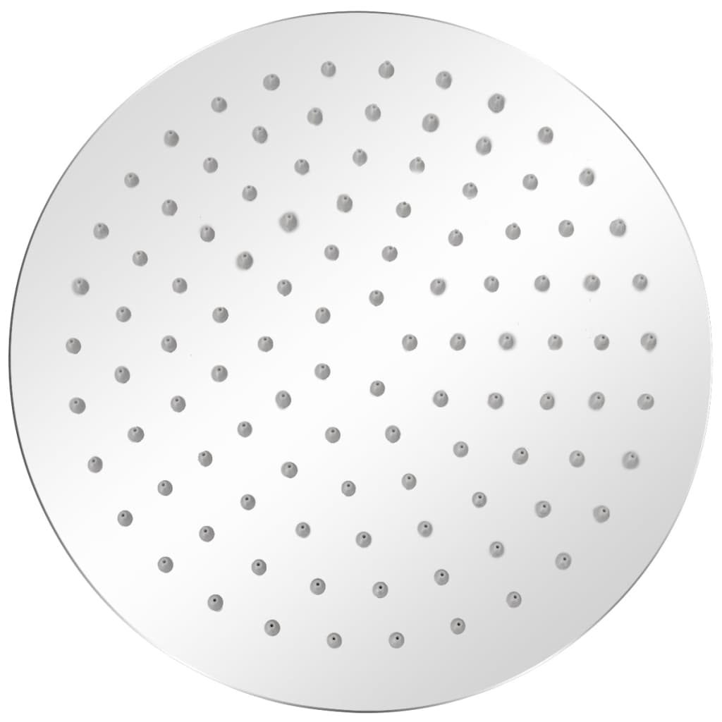 Vidaxl regendouchekop 2 st rond 25 cm roestvrij staal
