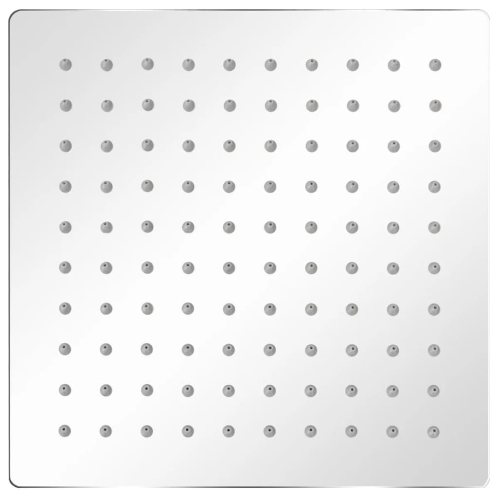 Vidaxl regendouchekoppen 2 st 20x20 cm roestvrij staal