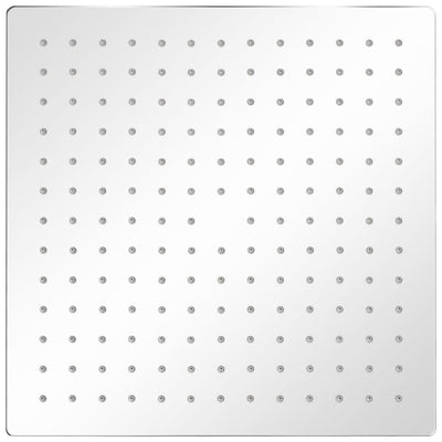 Cabezal de ducha de lluvia Vidaxl 2 PCS 30x30 cm de acero inoxidable