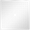 Cabezal de ducha de lluvia Vidaxl 2 PCS 30x30 cm de acero inoxidable