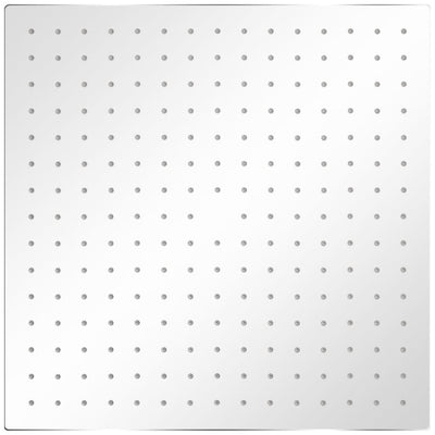 Cabezal de ducha de lluvia Vidaxl 2 st 40x40 cm de acero inoxidable