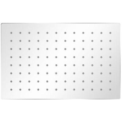 Cabezal de ducha de lluvia Vidaxl 2 PCS 20x30 cm de acero inoxidable