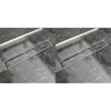Vidaxl Drense de ducha 2 PC rectangular 730x140 mm de acero inoxidable