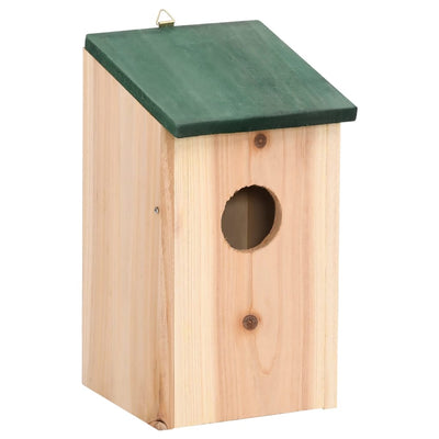 Vidaxl vogelhuisjes 8 st 12x12x22 cm hout