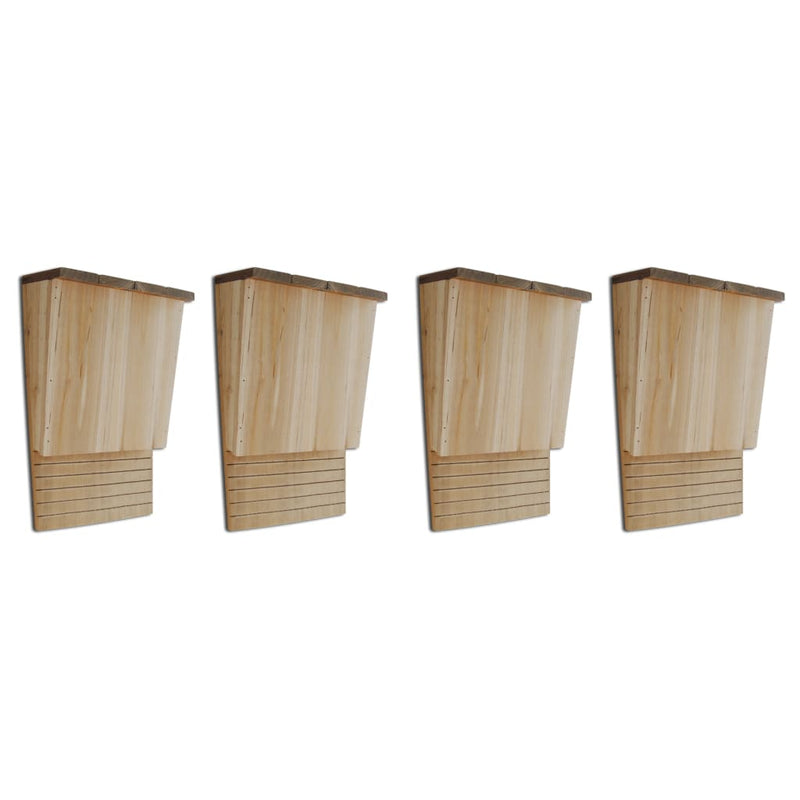 VIDAXL BAT ABBYS 4 PCS 22x12x34 cm legno