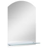 Espejo de pared Vidaxl con vidrio endurecido de 20x40 cm
