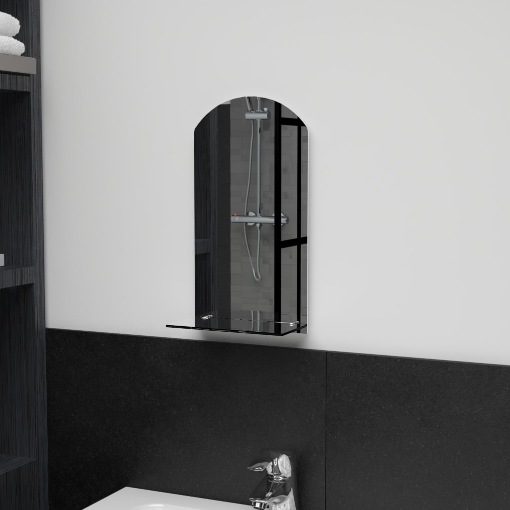 Espejo de pared Vidaxl con vidrio endurecido de 20x40 cm