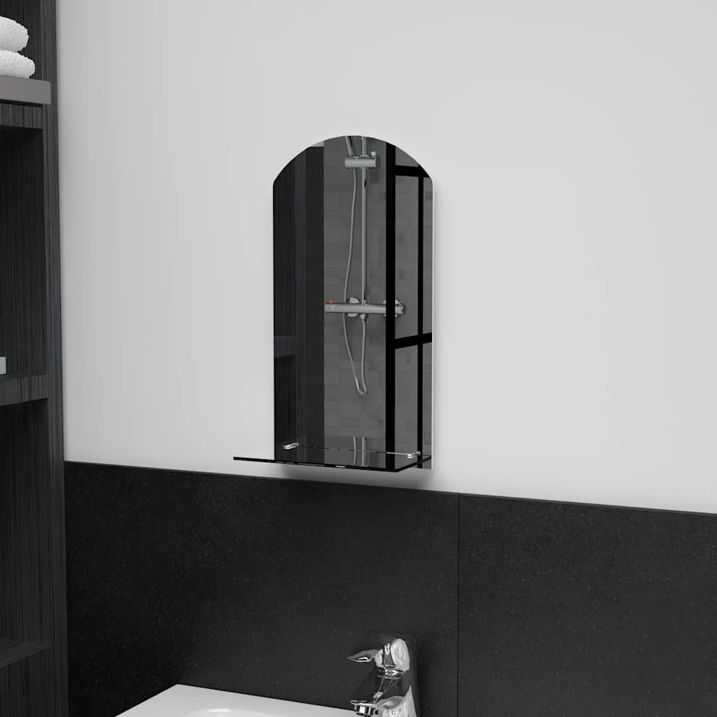 Espejo de pared Vidaxl con vidrio endurecido de 20x40 cm