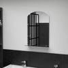 Espejo de pared Vidaxl con estante 40x60 cm de vidrio endurecido
