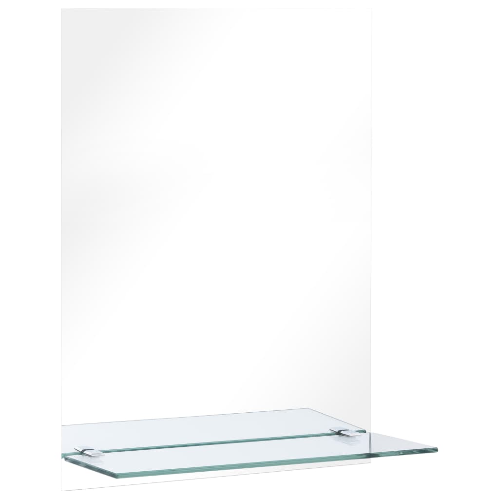 Specchio da parete Vidaxl con scaffale 30x50 cm in vetro indurito