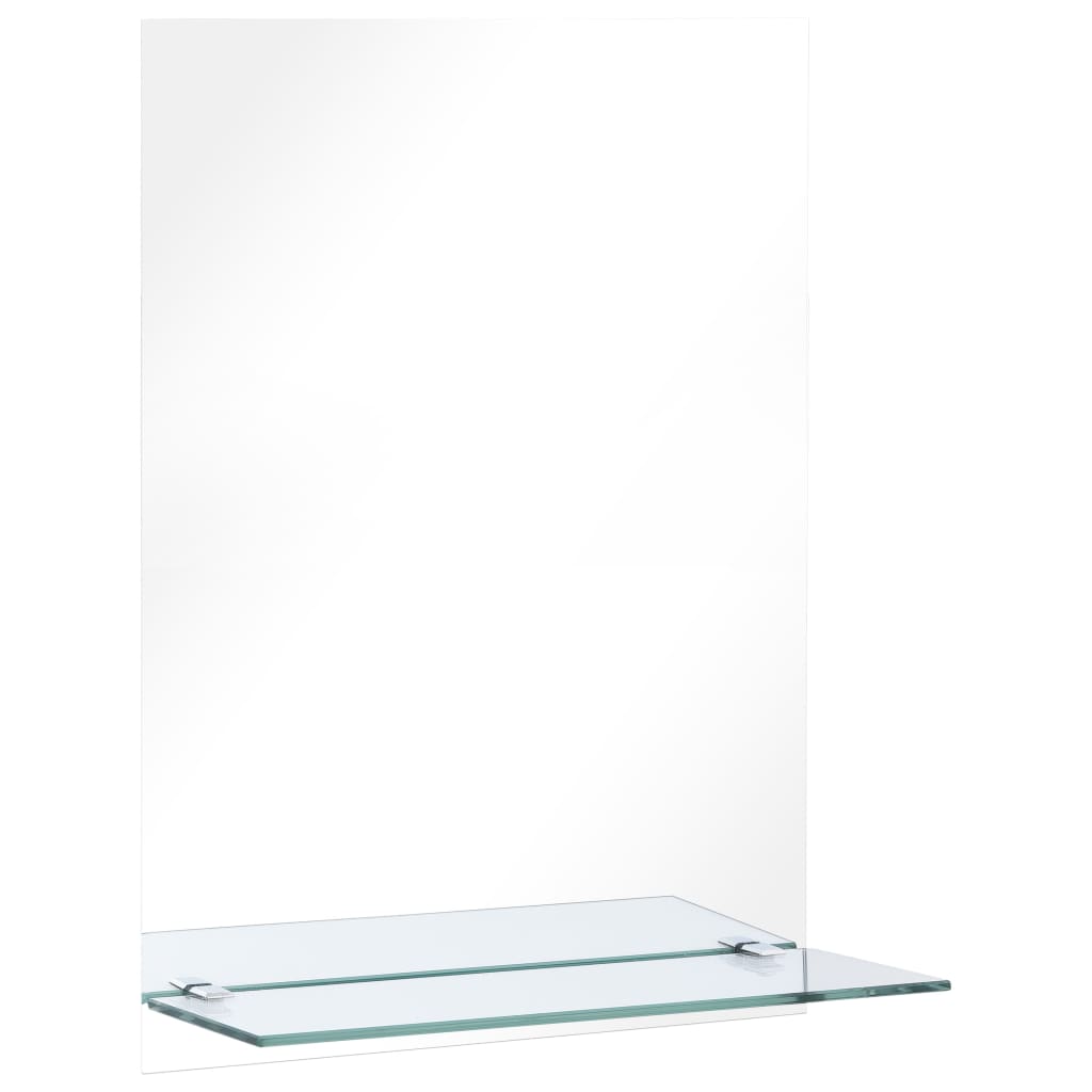 Specchio da parete Vidaxl con scaffale 40x60 cm in vetro indurito