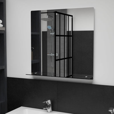 Espejo de pared Vidaxl con vidrio endurecido de 60x60 cm de 60x60 cm