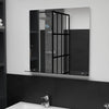 Espejo de pared Vidaxl con vidrio endurecido de 60x60 cm de 60x60 cm