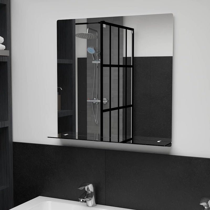 Espejo de pared Vidaxl con vidrio endurecido de 60x60 cm de 60x60 cm