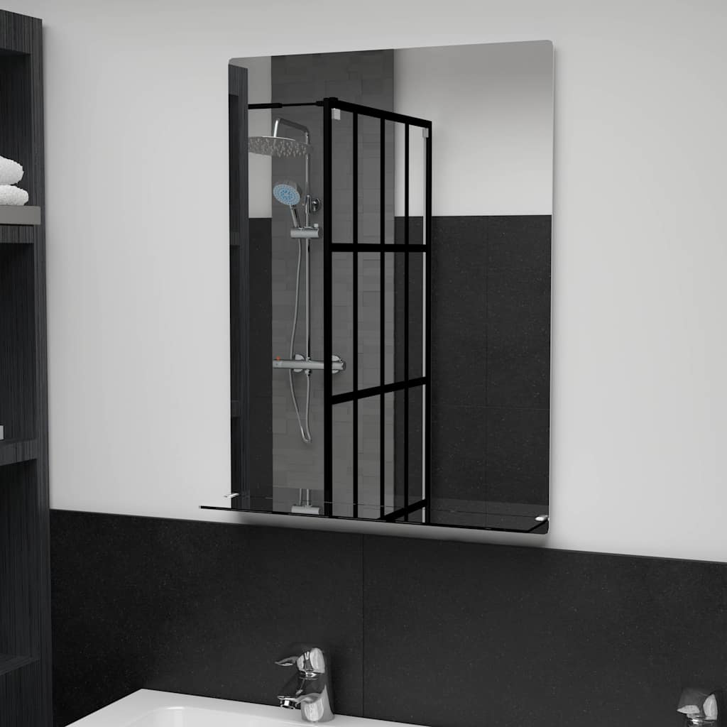 Espejo de pared Vidaxl con vidrio endurecido de 50x70 cm