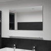 Espejo de pared Vidaxl con vidrio endurecido de 100x60 cm de 100x60 cm