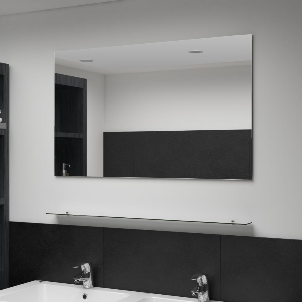 Espejo de pared Vidaxl con vidrio endurecido de 100x60 cm de 100x60 cm