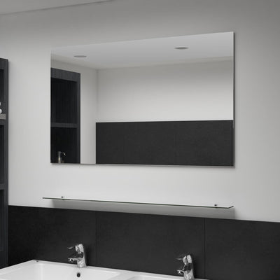 Espejo de pared Vidaxl con vidrio endurecido de 100x60 cm de 100x60 cm