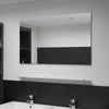 Espejo de pared Vidaxl con vidrio endurecido de 100x60 cm de 100x60 cm