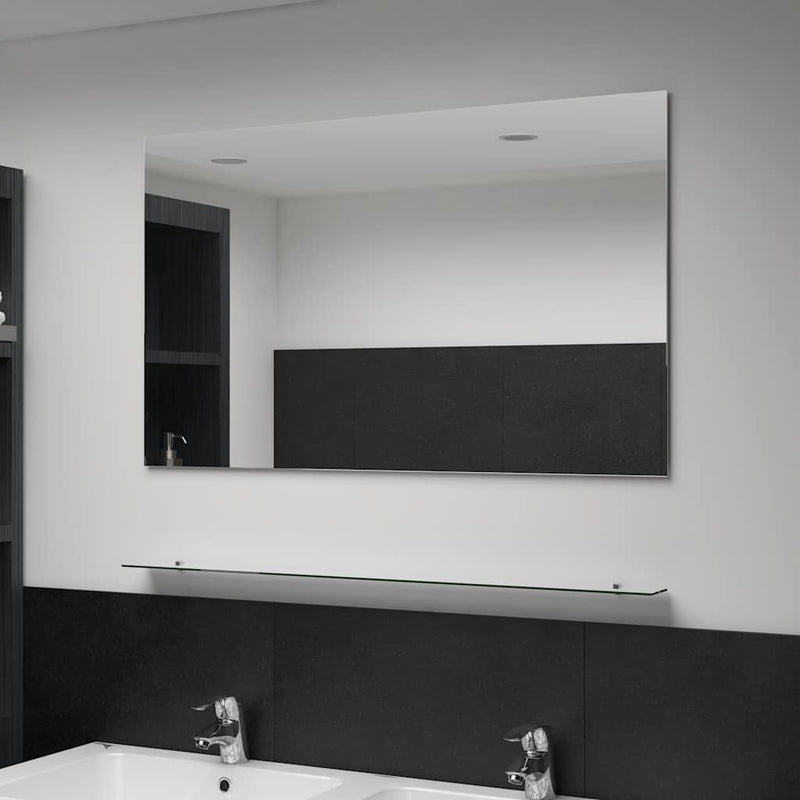 Espejo de pared Vidaxl con vidrio endurecido de 100x60 cm de 100x60 cm