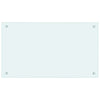 Vidaxl spatscherm keuken 70x40 cm gehard glas wit