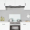 Vidaxl spatscherm keuken 70x40 cm gehard glas wit