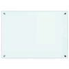 Vidaxl Splash Screen Kitchen 70x50 cm de vidrio endurecido blanco