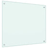 Vidaxl Splash Screen Kitchen 70x60 cm de vidrio templado blanco