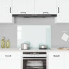 Vidaxl spatscherm keuken 90x60 cm gehard glas wit