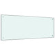 Vidaxl Splash Screen Kitchen da 100x40 cm Bianco di vetro temperato