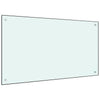 Vidaxl spatscherm keuken 100x60 cm gehard glas wit
