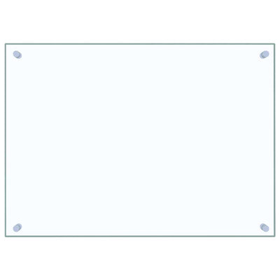 Vidaxl spatscherm keuken 70x50 cm gehard glas transparant