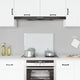 Vidaxl spatscherm keuken 70x50 cm gehard glas transparant