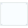 Vidaxl Splash Screen Kitchen 70x60 cm de vidrio termal transparente