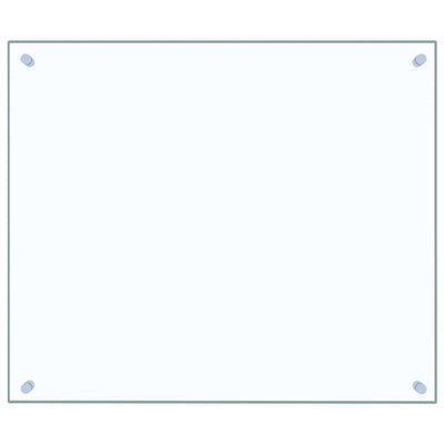 Vidaxl spatscherm keuken 70x60 cm gehard glas transparant