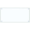 Vidaxl spatscherm keuken 80x40 cm gehard glas transparant