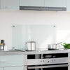 Vidaxl spatscherm keuken 80x40 cm gehard glas transparant