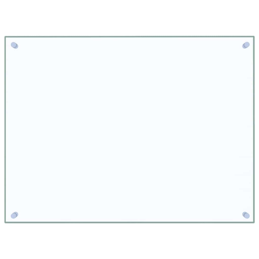 Vidaxl Splash Screen Kitchen 80x60 cm de vidrio endurecido transparente